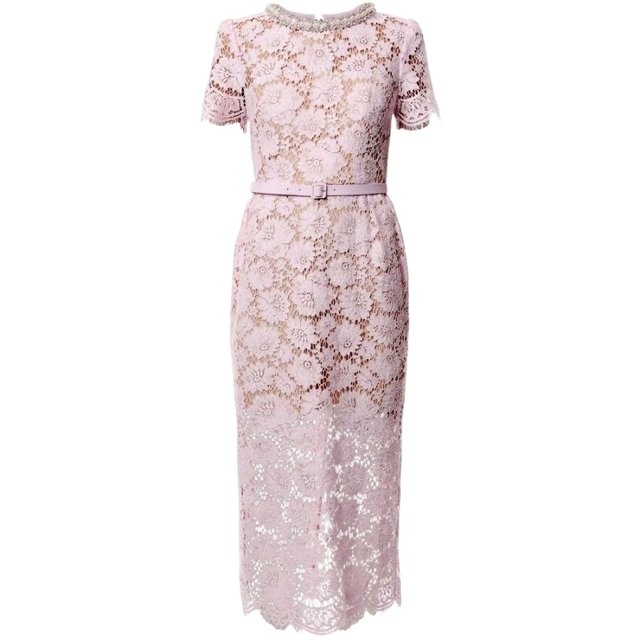 Beautiful pink and purple lace dress