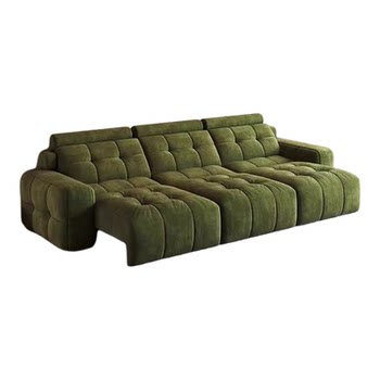 Zero wall marshmallow electric multifunctional sofa