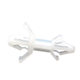 Nylon plastic double snap-on express installation isolation column