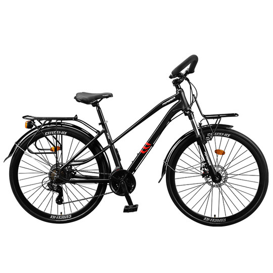 官方旗舰店永久长途骑行旅行自行车成人男女铝合金变速城市越野车