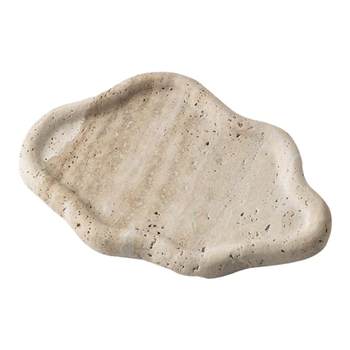 Cave stone tray desktop accessories cosmetic storage tray