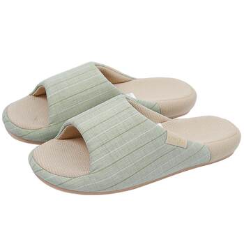2 pairs of soft bottom silent and cool slippers for couples