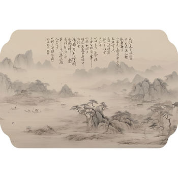 New chinese style zen tea table national style water-absorbing tea table cushion New chinese style zen tea table national style water-absorbing tea table cushion