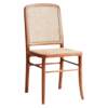 Pure solid wood rattan dining chair real rattan imitation rattan