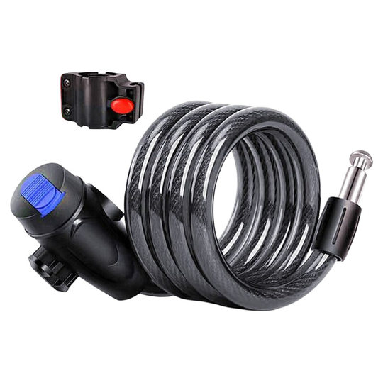 自行车锁山地车锁电动单车锁密码锁钢丝锁骑行装备钥匙链条锁具