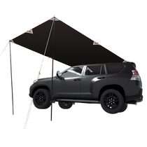 Effacer à lextérieur du ministère Voiture de plein air en plein air Caoutchouc noir Shading Sunscreen Sunscreen Camping Sky Curtain de la tente Waterproof Off-road Caravan for self-driving equipment