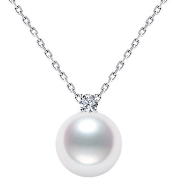 Gio jewelry diamond princess diana freshwater pearl pendant