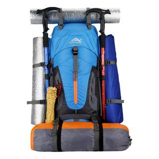 户外大容量登山包65+5升露营帐篷背包男女通用旅行徒步运动行李包