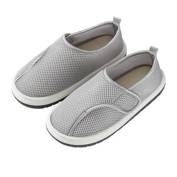 Ugly steamed bun old man shoes for men and women with swing foot, wide, deformed feet, special foot type, plus fat, loose, wide and fat ເກີບຜ້າພິເສດ