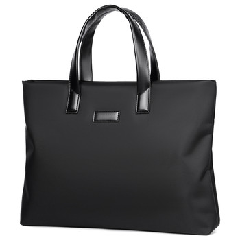 Simple and atmospheric printing customized handbag information bag
