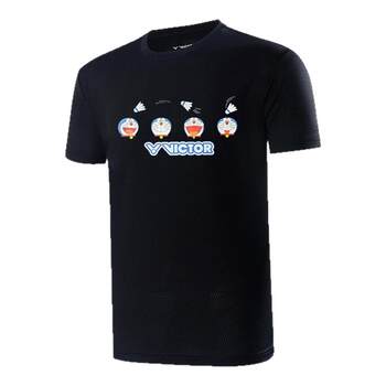 Victor Victory 2025 Doraemon Collaboration New Badminton Uniform Children's Sports Summer Quick-Dry T-501Jr