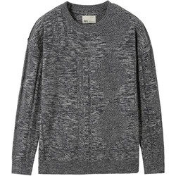 RS ເຄື່ອງນຸ່ງລະດູຫນາວຂອງຜູ້ຊາຍ retro ບາດເຈັບແລະ sweater ແຂນຍາວ 2024 ລະດູຫນາວໃຫມ່ຂອງຜູ້ຊາຍຮອບຄໍ pullover sweater ສູງທີ່ສຸດ