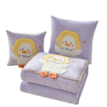 Car pillow quilt dual-purpose two-in-one car nap