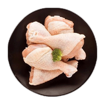 Dajiang Frozen Pipa Leg 1kg Viande de poulet congelée Viande de poulet Poulet Silk Bélève jaune Poulet Air Fryer Barbecue Ingrédients