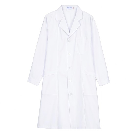 Nightingale weißer Arztkittel mit langen Ärmeln