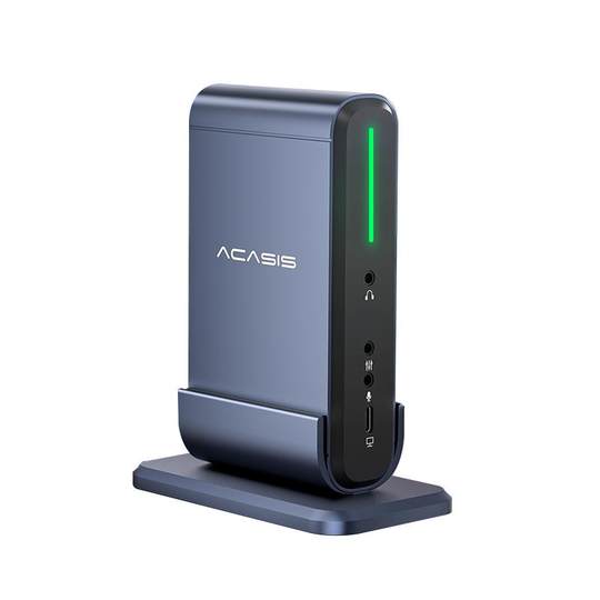 Akasis Zweikanal-Live-Übertragungs-Capture-Karte mit Dual-Kamera