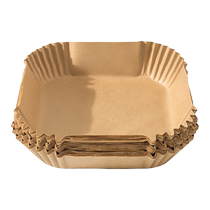 Friteuse à Air en papier spécial bol carré en aluminium papier absorbant lhuile de silicium alimentaire de qualité alimentaire four électrique plaque de cuisson en papier