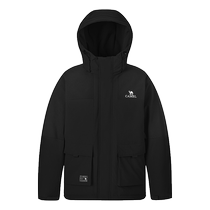 Camel Womens Workwear Down Jacket 2024 Autumn and Winter New Hooded Short Style Thickened Warm Couple Jacket for Men and Women