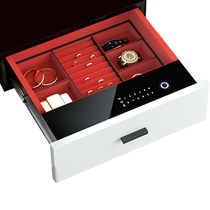 Huayu drawer-type fingerprint safe home safe touch screen hidden wardrobe password small home safe deposit box