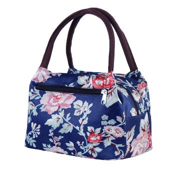 Waterproof lightweight canvas women's bag handbag mom small cloth bag mommy cloth bag workbag lunch box ຖົງ​ອາ​ຫານ​ທ່ຽງ