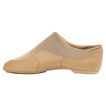 Sansha French Sansha Jazz Dance Shoes, Leather Stitching with Elastic Mesh, Modern Dance Shoes, Soft-Soled Practice Shoes