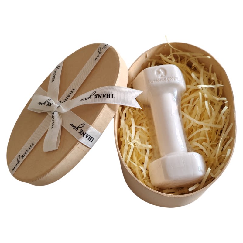 Dumbbell Bath Soap Creative Gift for Boyfriend and Girlfriend