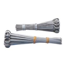 Stainless steel goose tail needle roast duck sewing needle 16cm 20cm skewer barbecue pork needle barbecue needle 1248