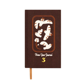 Book with many things 2026 three-year diary hand-written account book