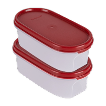 Tupperware plastic dry goods storage box oval sealed jar 500ml snack tea storage food grade transparent jar