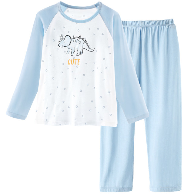 Children's pajamas modal boys home suit