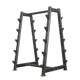 Fixed barbell storage bar rack for commercial fitness equipment