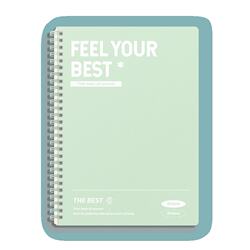 Mengjin Notebook, High-Quality, Ultra-Thick, B5 Size, Simple Cool Color Series, Suitable for College Students, Class Notes, Exam Preparation, Thick White Card Diary, Spiral Notebook, A5 Office Notepad, Wholesale
