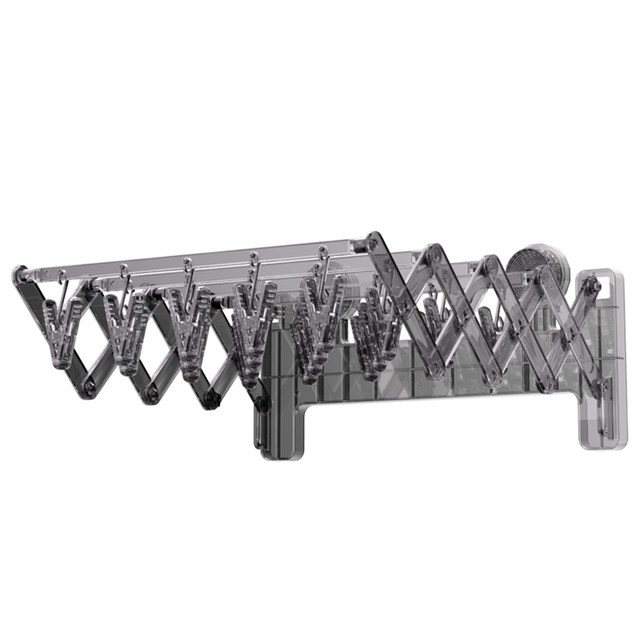 Suction cup sock drying rack with multiple clips drying tools