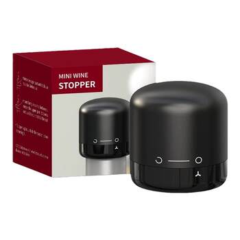 ແກ້ວເຫຼົ້າແວງສີແດງ stopper ຄົວເຮືອນທີ່ຜະນຶກເຂົ້າກັນເຫຼົ້າແວງ stopper ສ້າງສັນແກ້ວແກ້ວ stopper mini fresh-keeping wine stopper bottle cap pull-out type