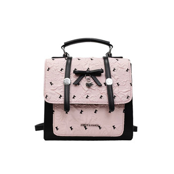 Amy rabbit women's bag 2026 new trendy niche design texture commuting versatile sweet and cute backpack