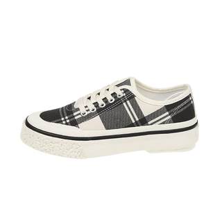 FCS small high-heeled canvas shoes women F6188