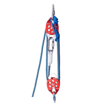 Kanle 4 times labor-saving pulley set for lifting heavy objects lifting ascender air conditioning installation lifting self-locking pulley