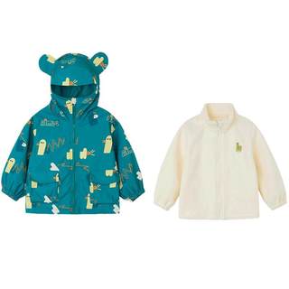 Three waterproof jackets for boys and girls