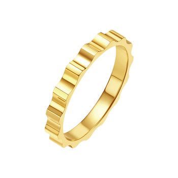 Chow tai sang gold ring women's 5g pure gold da vinci code series fixed mouth bracelet as a birthday gift for girlfriend