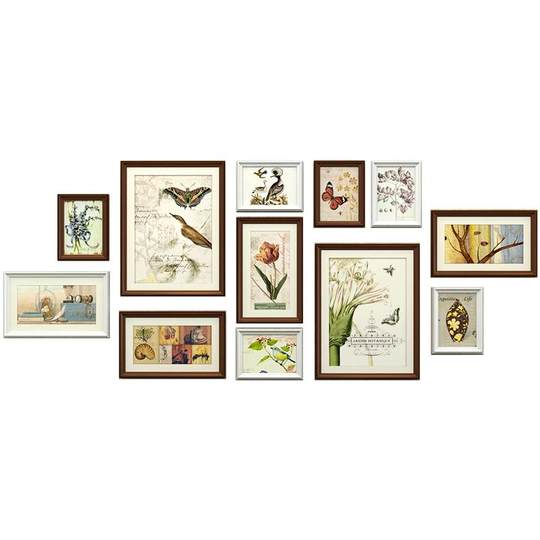 照片墙墙面装饰免打孔定制照片相册墙相框挂墙组合美式复古相片墙