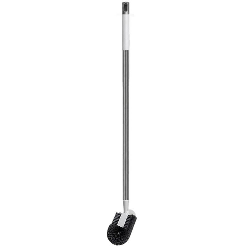 Extended toilet scrubbing toilet squat pit special brushing style