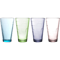 (Self-operated) Pasha Paqi imported glass household water cup color ins style juice cup beverage cup color cup