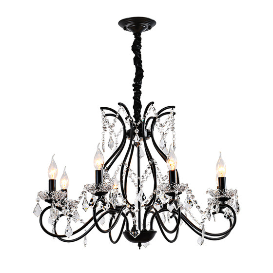 Living room clothing store wedding American crystal chandelier light luxury