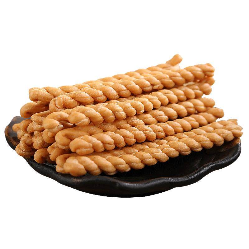 众望小麻花500g独立包装网红芝麻海苔味食品零食湖北休闲小吃特产