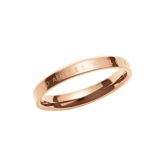 DW rings for couples with the same style simple pairing rings