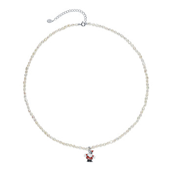 Jingrun pearl s925 silver special shaped natural bead necklace