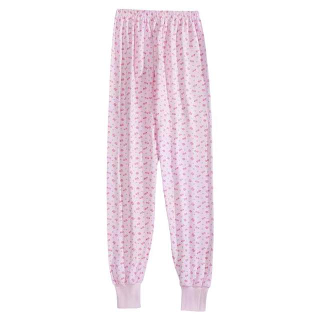 Middle-aged and elderly cotton long johns, old style printed cotton pants Middle-aged and elderly cotton long johns, old style printed cotton pants