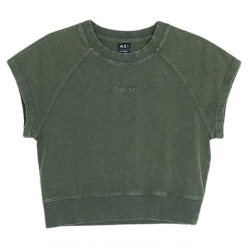 A21 ແມ່ຍິງຄໍ round sleeve t-shirt summer