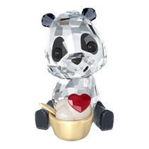 (Qixi Festival Gift) Swarovski Cariti Panda Ornaments New Chinese Style Chinese Style Ornaments Collection