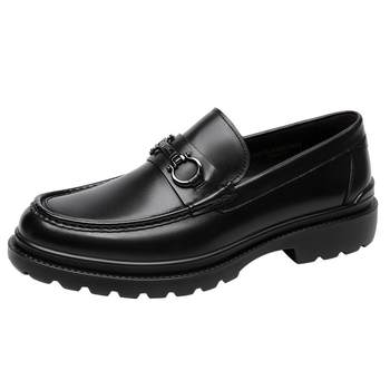 Goldlion business leather loafers for men
